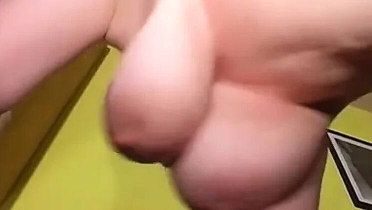 Stepdad's Friend Fucks Teen Redhead With Massive Tits