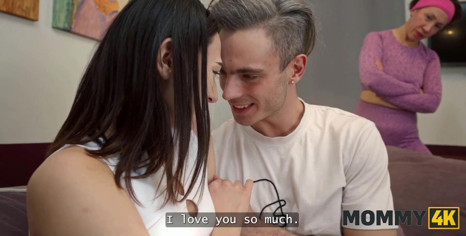 Fucked my gf's MILF stepmom while she's watching