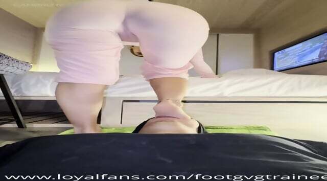 femdom foot gagging