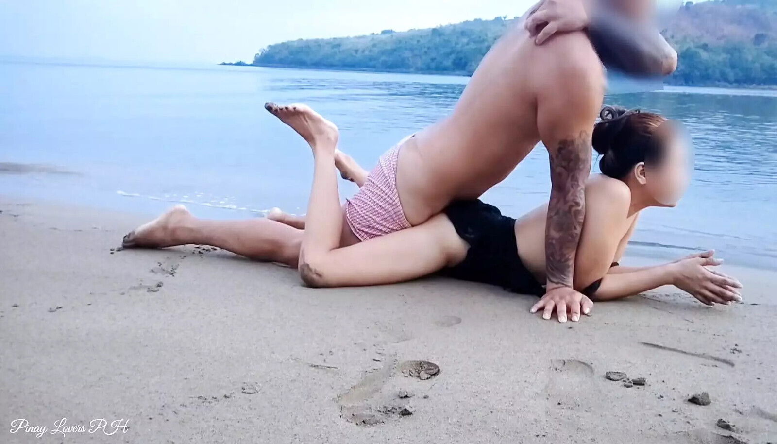 Pinay scandal Amateur Public sex in Beach