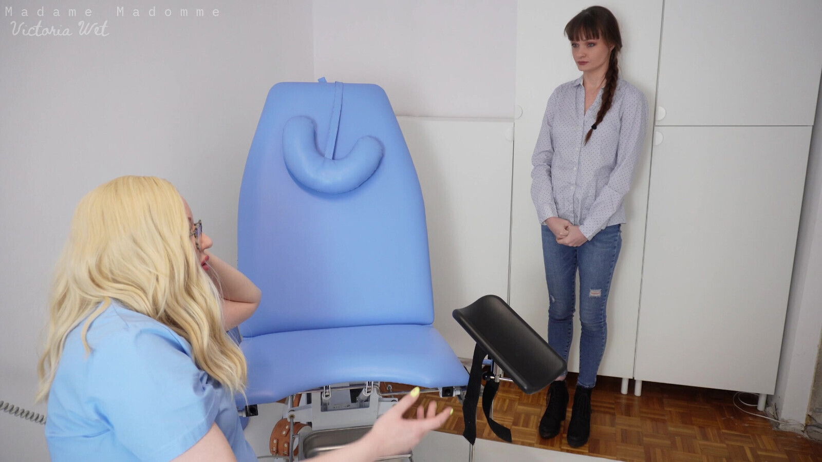 The Gynecologist Inserted a Large Dildo Into My Pussy