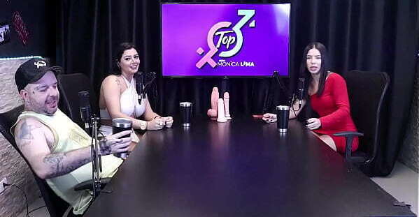 Safada fez DP apenas uma vez, mas n&atilde_o durou muito, e quando teve um apag&atilde_o na festa... - Dieni Ga&uacute_cha (SHEER/RED)