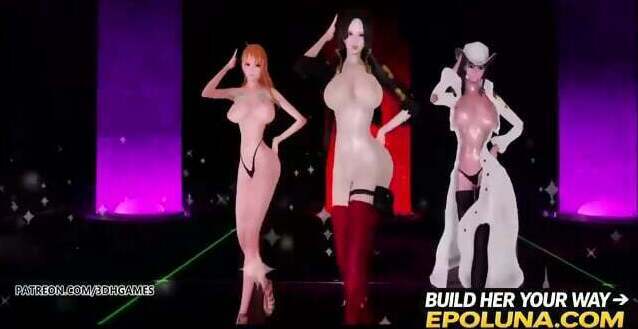 Girl's Day - Expectation Hot Striptease Boa Hancock Nami Nico Robin One Piece 3D Porn Hentai Uncensored