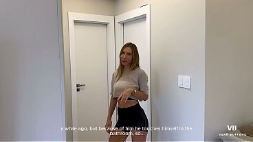 Mientras mi hermano se ba&ntilde_aba, me folle a su amigo en el cuarto de al lado