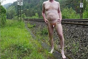 Nude PHOTOSET Near The Railway Tracks (Part 2)