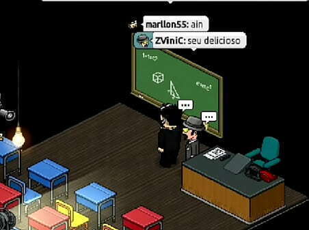 PROFESSOR DOTADO COME ALUNO REPETENTE HABBO