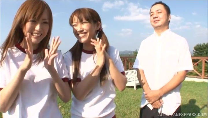 Stunning Yuu Namiki pleases a neighbor outdoors by fucking with him