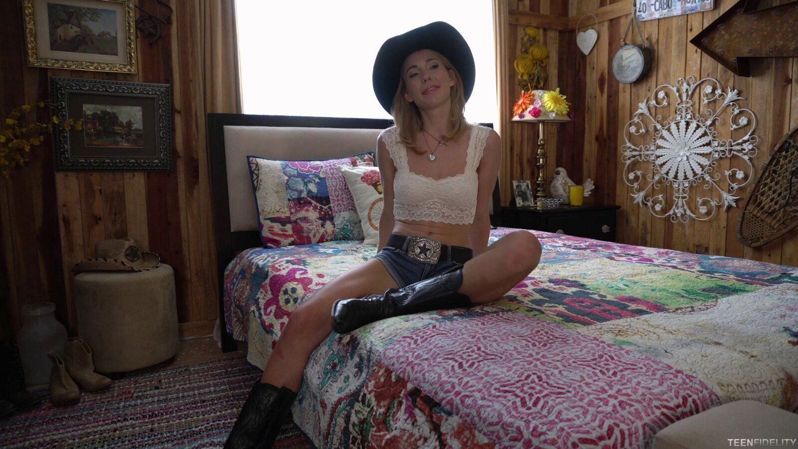 Ryan Madison can't wait bang seductive cowgirl Raylin