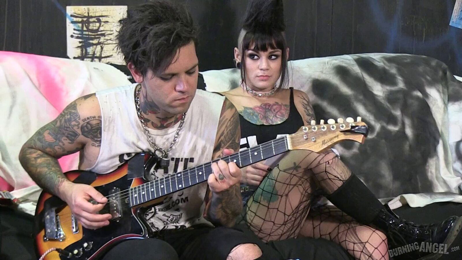 Hot behind the scenes moments with Joanna Angel and Vera Drake