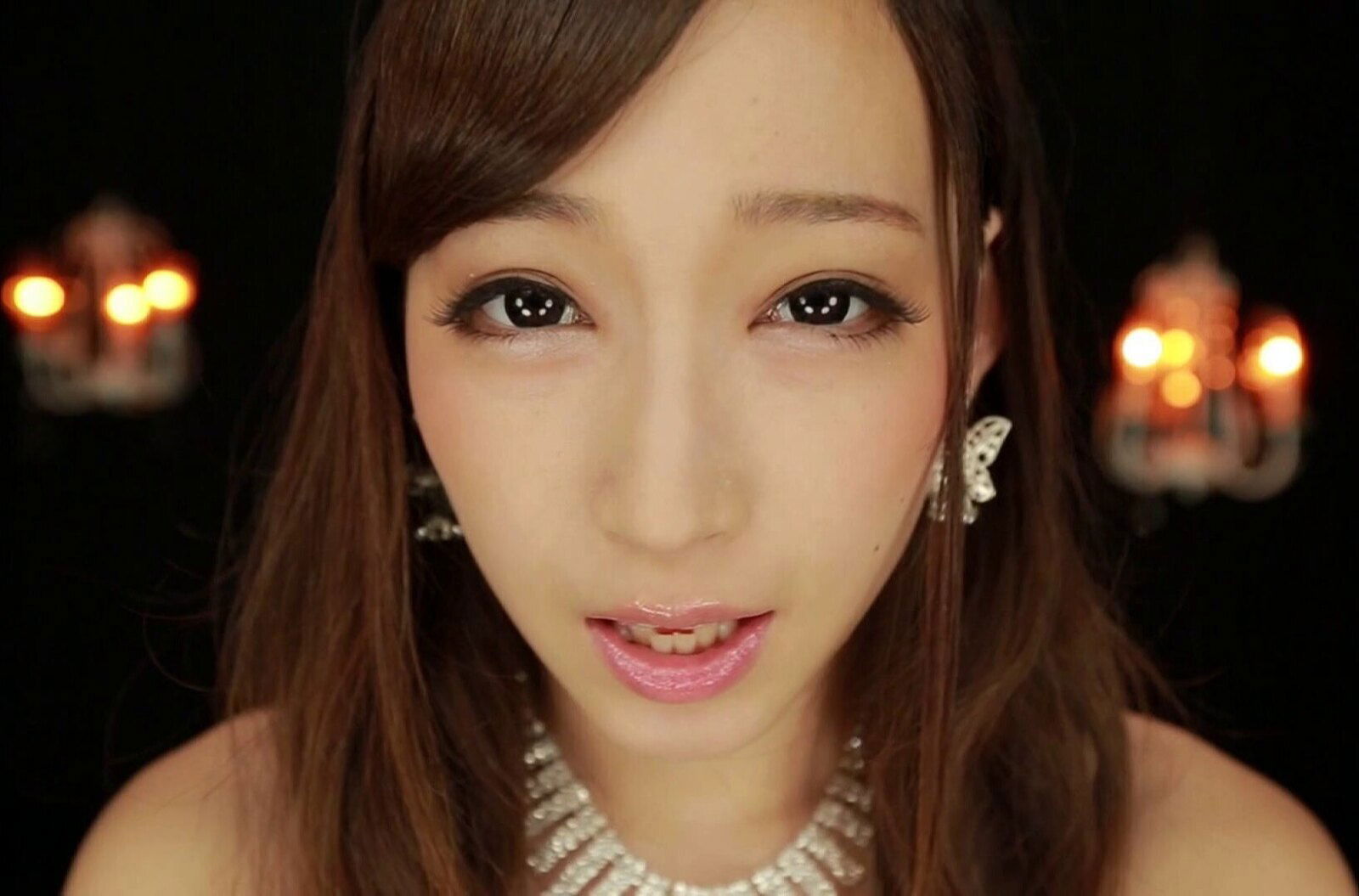 Close up video of Kurea Hasumi sitting on a hard dick