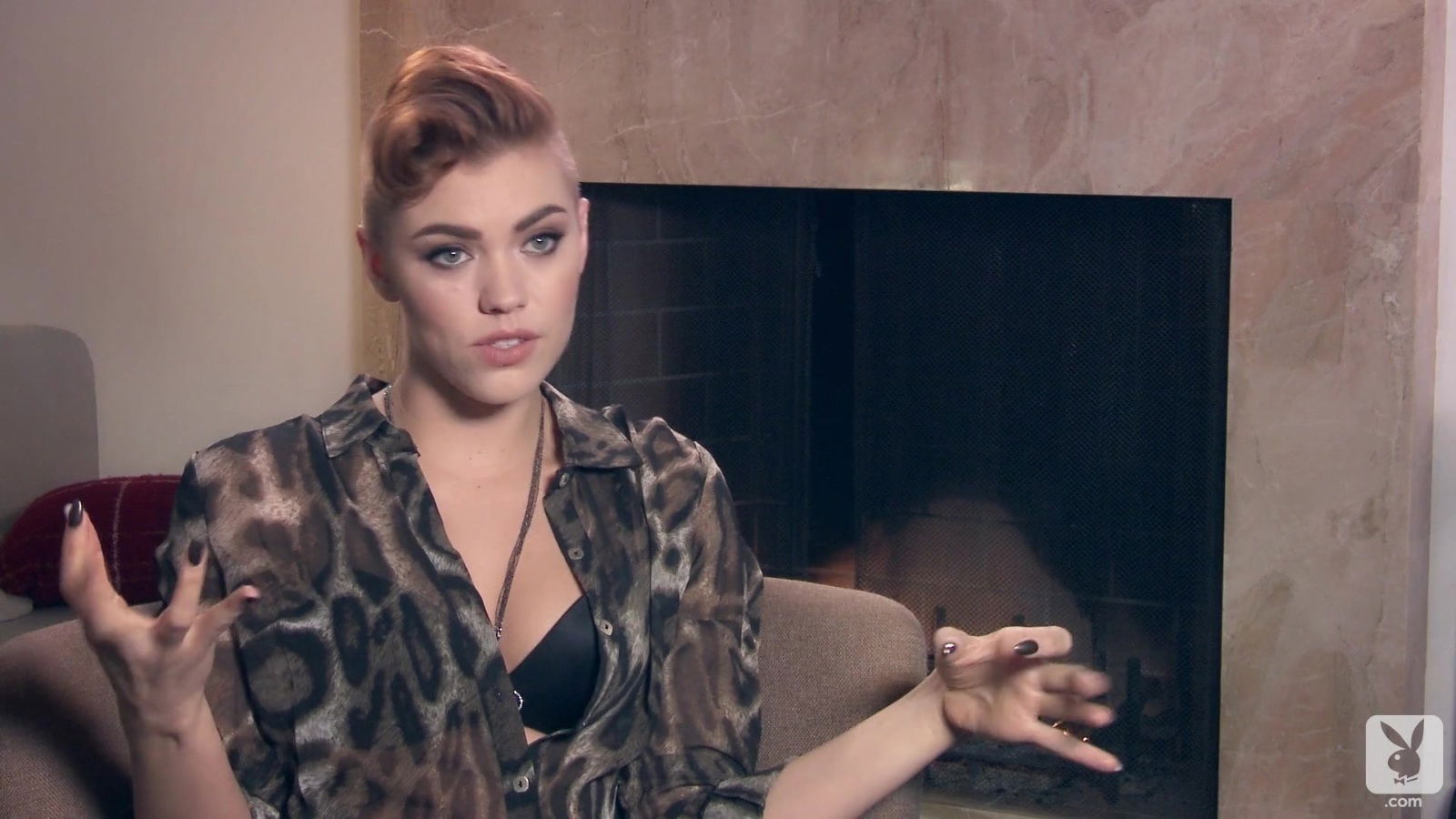 Extraordinary erotic scene with a naughty porn hottie Britt Linn in action