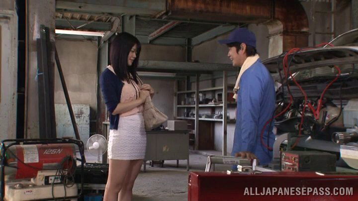 Hardcore rear banging action with Japanese tart Aoi Nagase