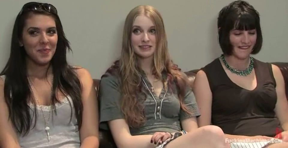 Kinky Darling gets drilled deep fucking machine