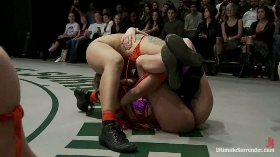 Female Wrestling In The Nude, It's Lesbian Revenge!