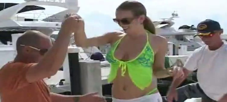 Jessica Stone Brings Her Juicy Natural Tits to Yacht for Sex