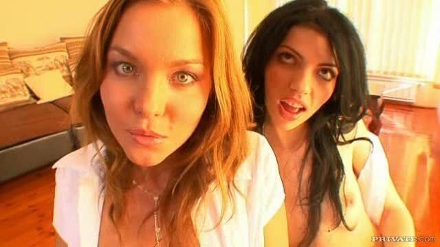 Hot Teasers Anna King And Valentina Blue Share A Big Hard Cock