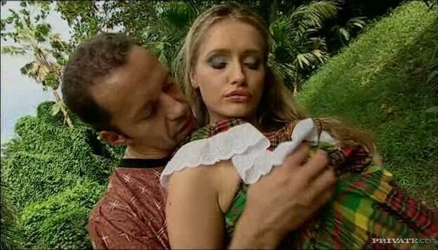 Outdoors with Blonde Diana Lion