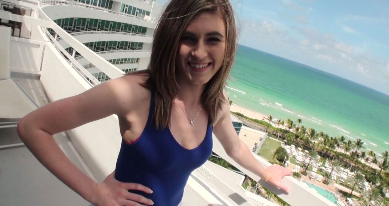 brunette ready show shaved pussy