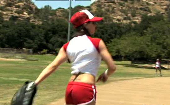 Fuckable students demonstrate their cuddly bodies while playing baseball