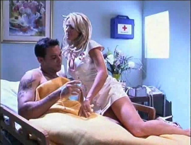 Sexy nurse Nicole Sheridan wants make handsome man's stiff