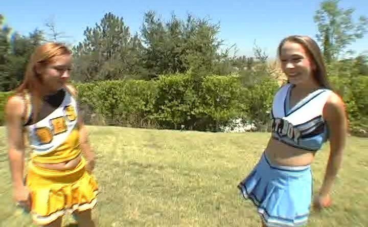 Jamie Elle and Ashley Raines are horny cheerleaders who love a big rod