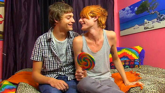 Gay emo Blake Allen sucks dick of Preston Andrews