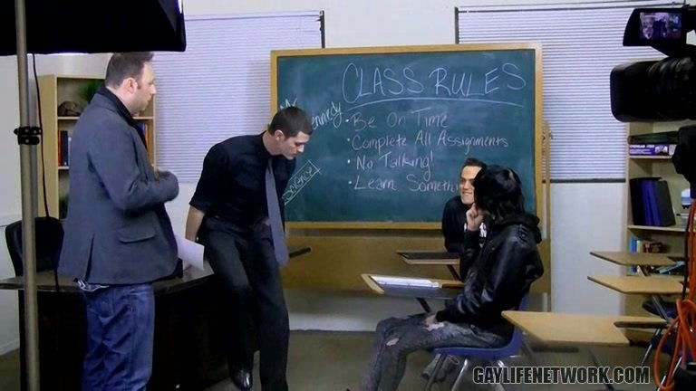 Brice Carson fucks with Nate Kennedy classroom