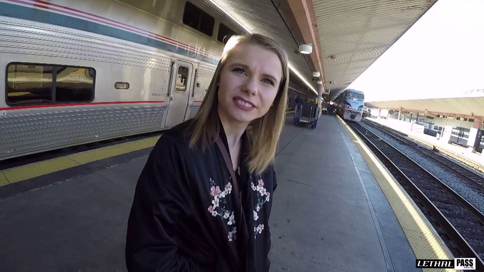 Petite chick Catarina Petrov is interested in a huge dong