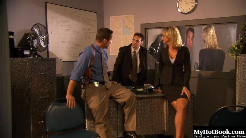 Sexy black honey Michelle Banks enjoys riding on top of a white dick