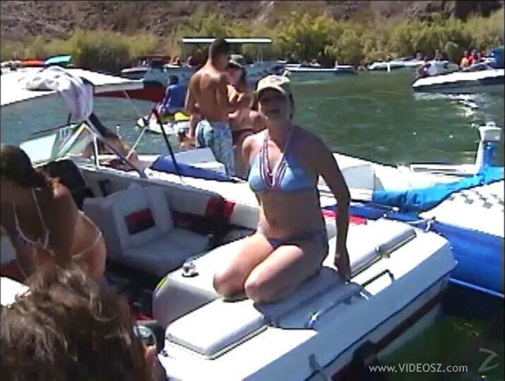 Horny ladies their partners having some yachts