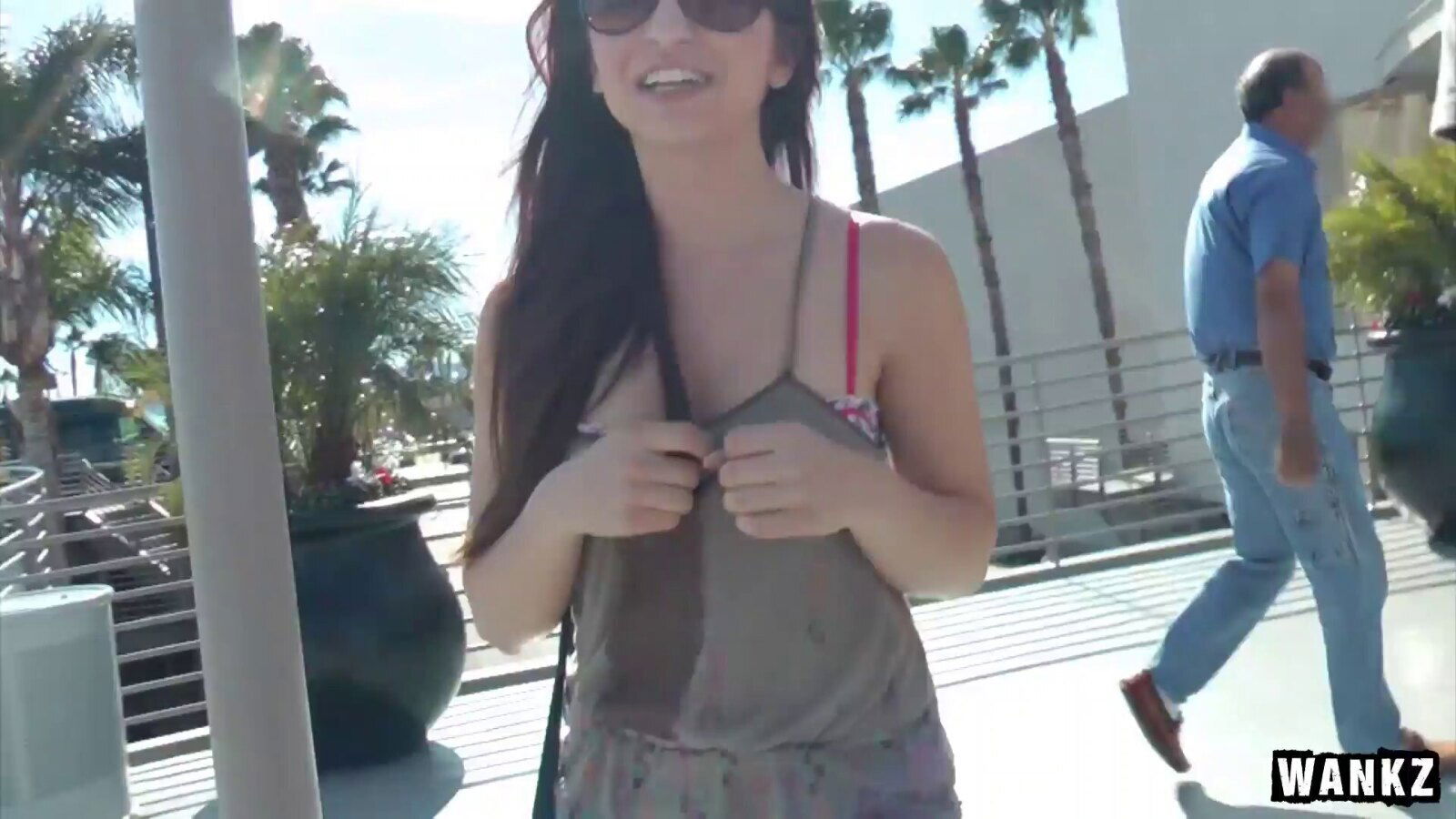 Lexi Brooks gets in the car and goes back to his place for dick