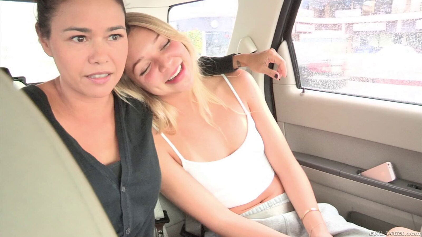 Lovely porn hotties Dana Vespoli Jessie Andrews nasty lesbian scene