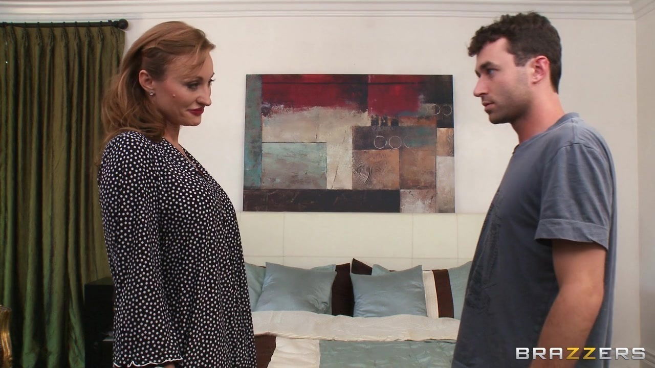 Busty Mya Mayes is fucked by a stud with a large cock