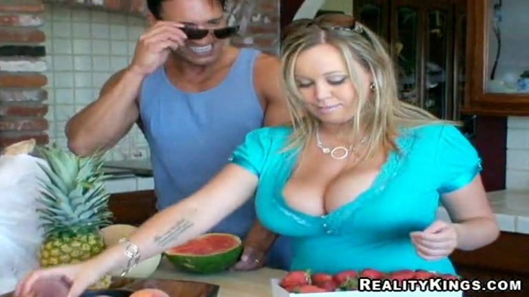 Huge tittied Brandy Talore takes rough pussy pounding bedroom