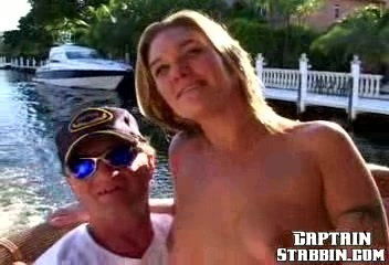 Appealing Paige Sucks An Old Guy's Dick In A Yacht