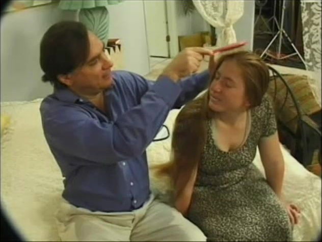 Sky Ryder gets her hairy cunt combed, licked and fucked hard