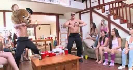 Charming cuties show their astonishing cock-sucking skills