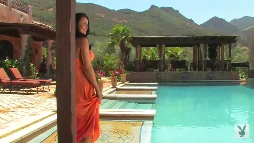 Beautiful and Adorable Playmate Kelley Thompson Smiles for the Camera