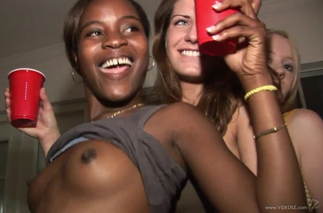 Wild Interracial College Party