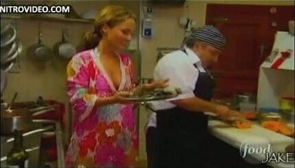 Sexy Italian Giada Laurentiis Wearing Tight Short Dress