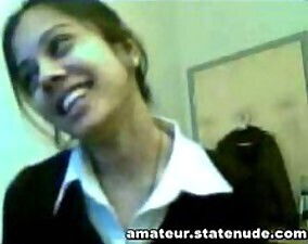 Insanely Hot Webcam Teen Sasha Stripping From Her School Uniform