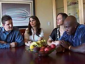 Cuckold Guy Lets Her Redhead Wife Get Ass Banged By a Big Black Cock