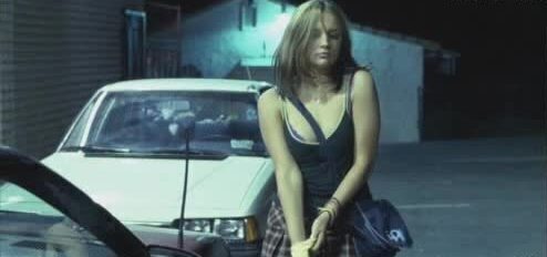 Sexy Rachael Leigh Cook Wearing a Tight Shirt and a Short Skirt