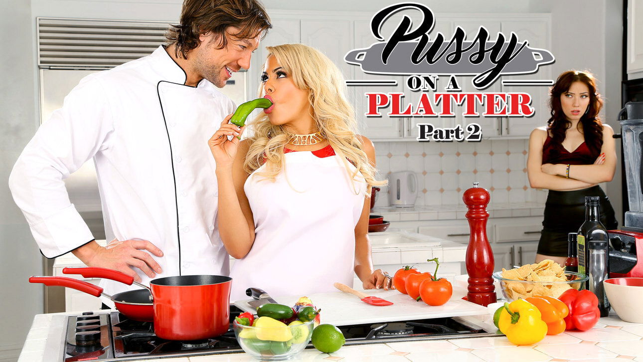 Aria Alexander & Jean Val Jean & Luna Star in Pussy On A Platter Part 2 - DigitalPlayground