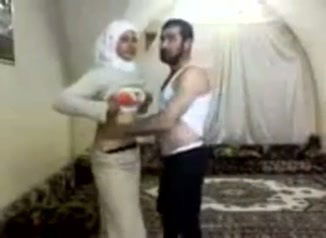 My sexy Muslim wife enjoys hot foreplay and I fuck her