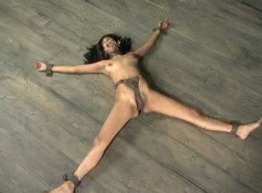 Sweet brunette beauty with sexy body got her pussy toyed