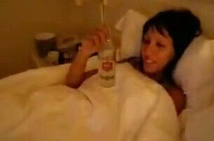 horny drunk secretary rides shaft reverse cowgirl pose