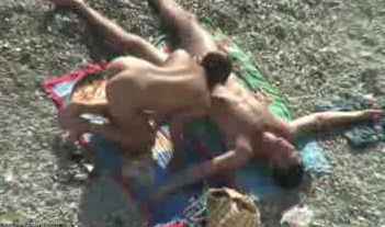Nice video compilation naughty couple banging beach