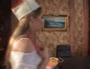 Slutty nurse and bad doctor role play with my blonde wife