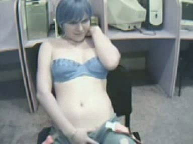 Sexy girlfriend loves to be playful in front of webcam